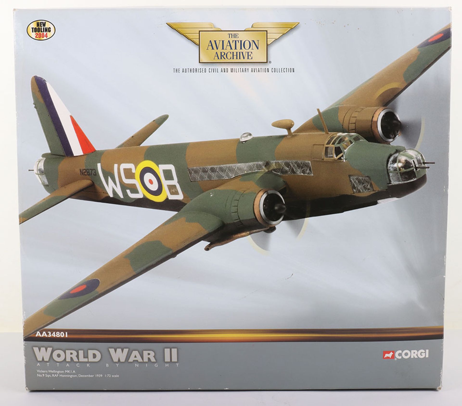 Corgi “The Aviation Archive” AA34801 Vickers Wellington boxed model