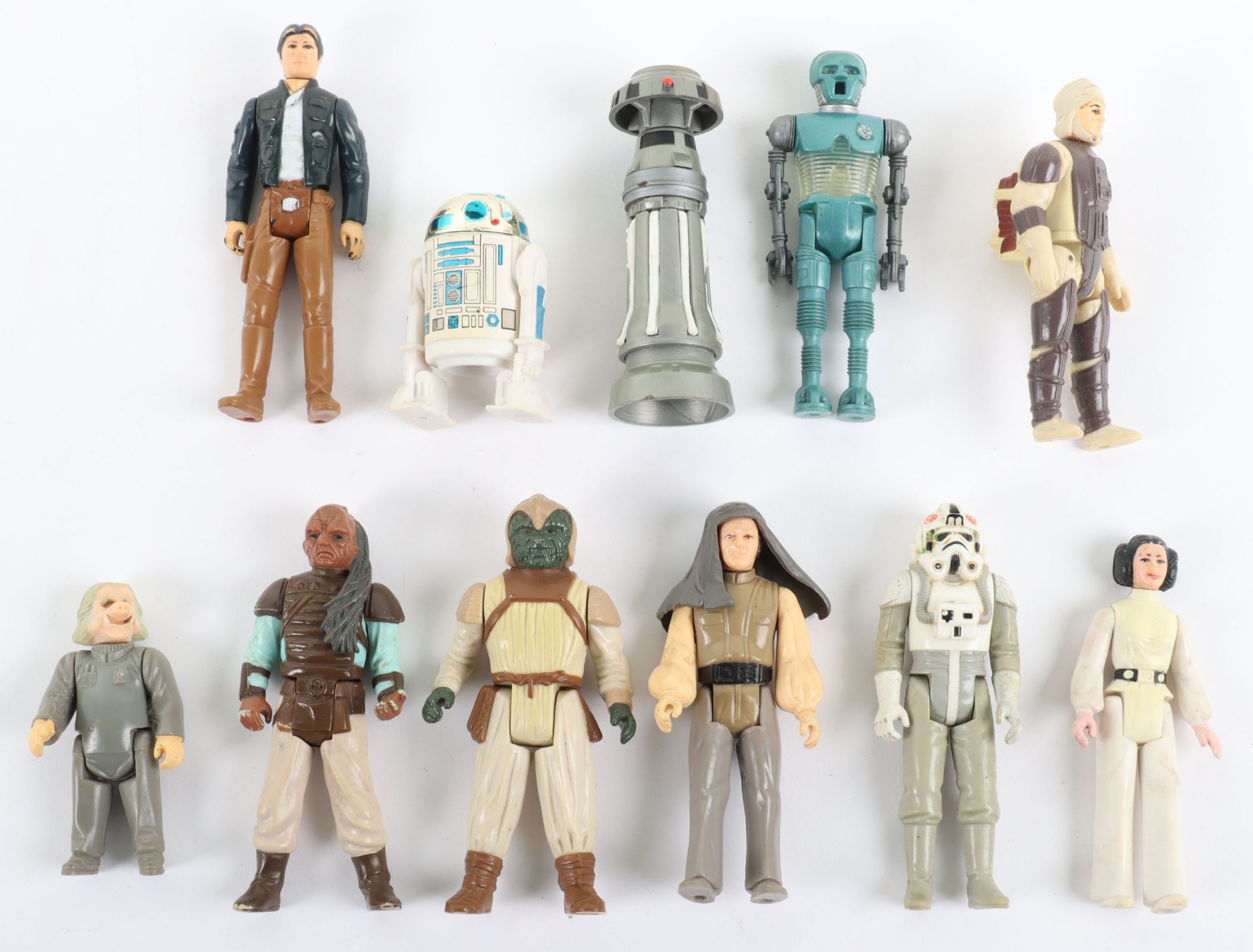 Eleven Vintage Loose Mixed Wave Star Wars Action Figures