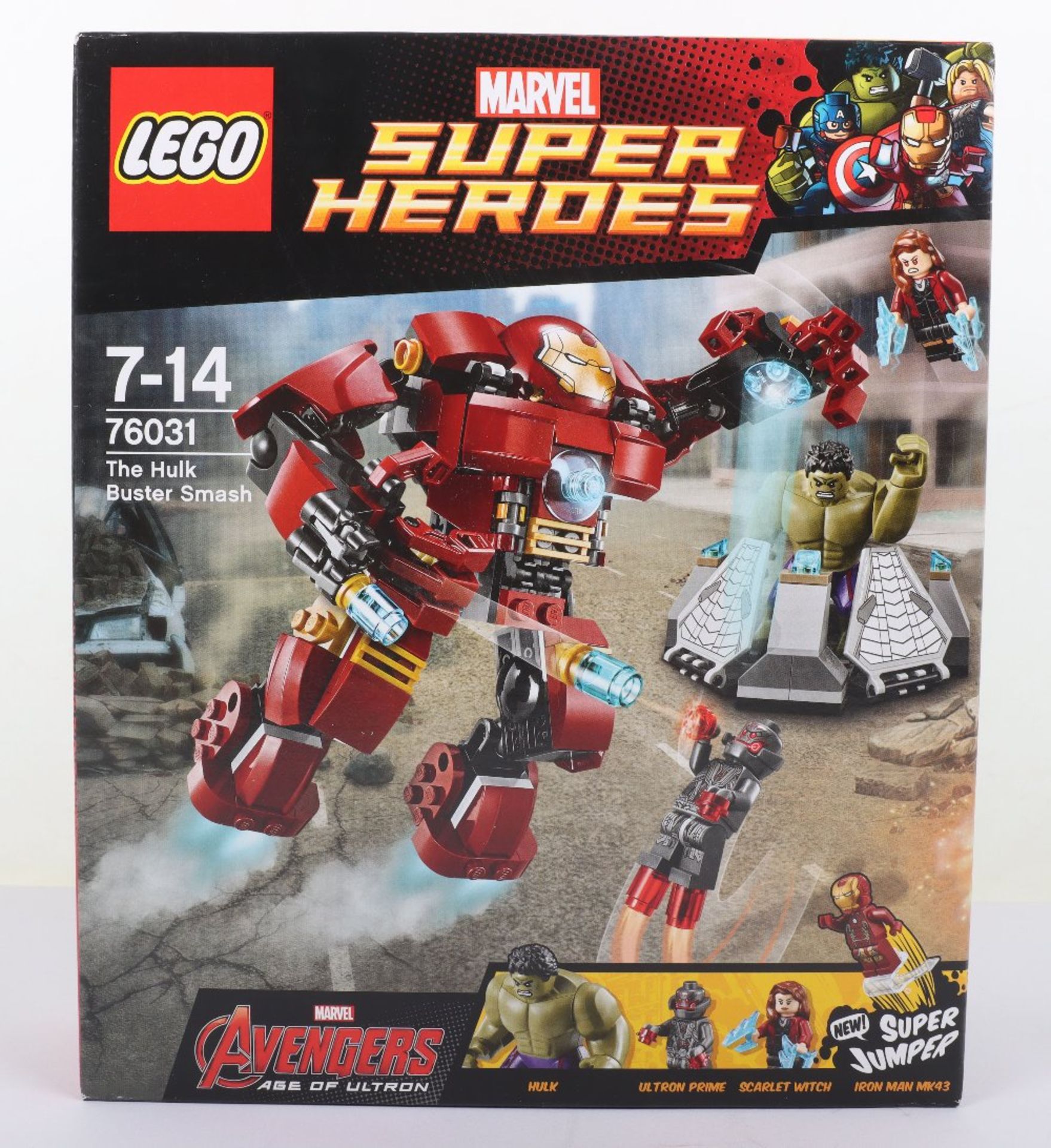 Lego Marvel Superheroes 76031 The hulk Buster Smash boxed set