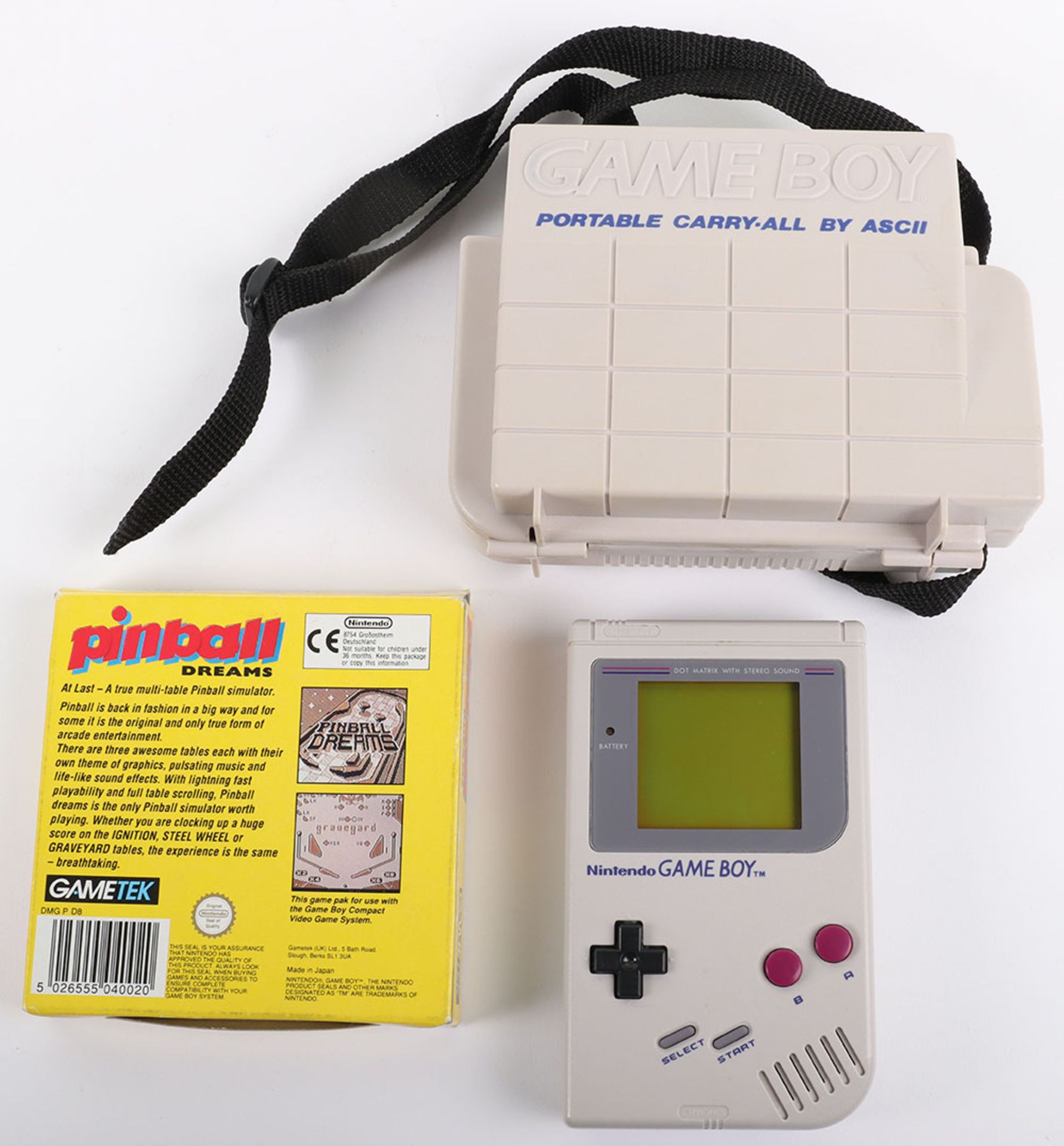 Vintage Nintendo Gameboy DMG-01 in Case with games - Image 2 of 5