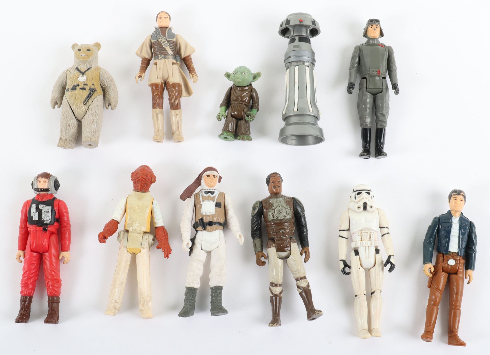 Eleven Vintage Loose Mixed Wave Star Wars Action Figures