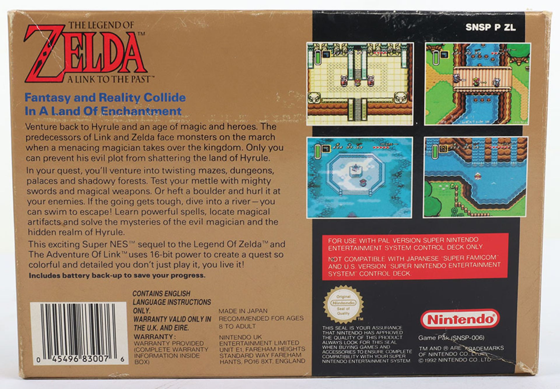 The Legend Of Zelda A Link To The Past SNES boxed - Image 2 of 8