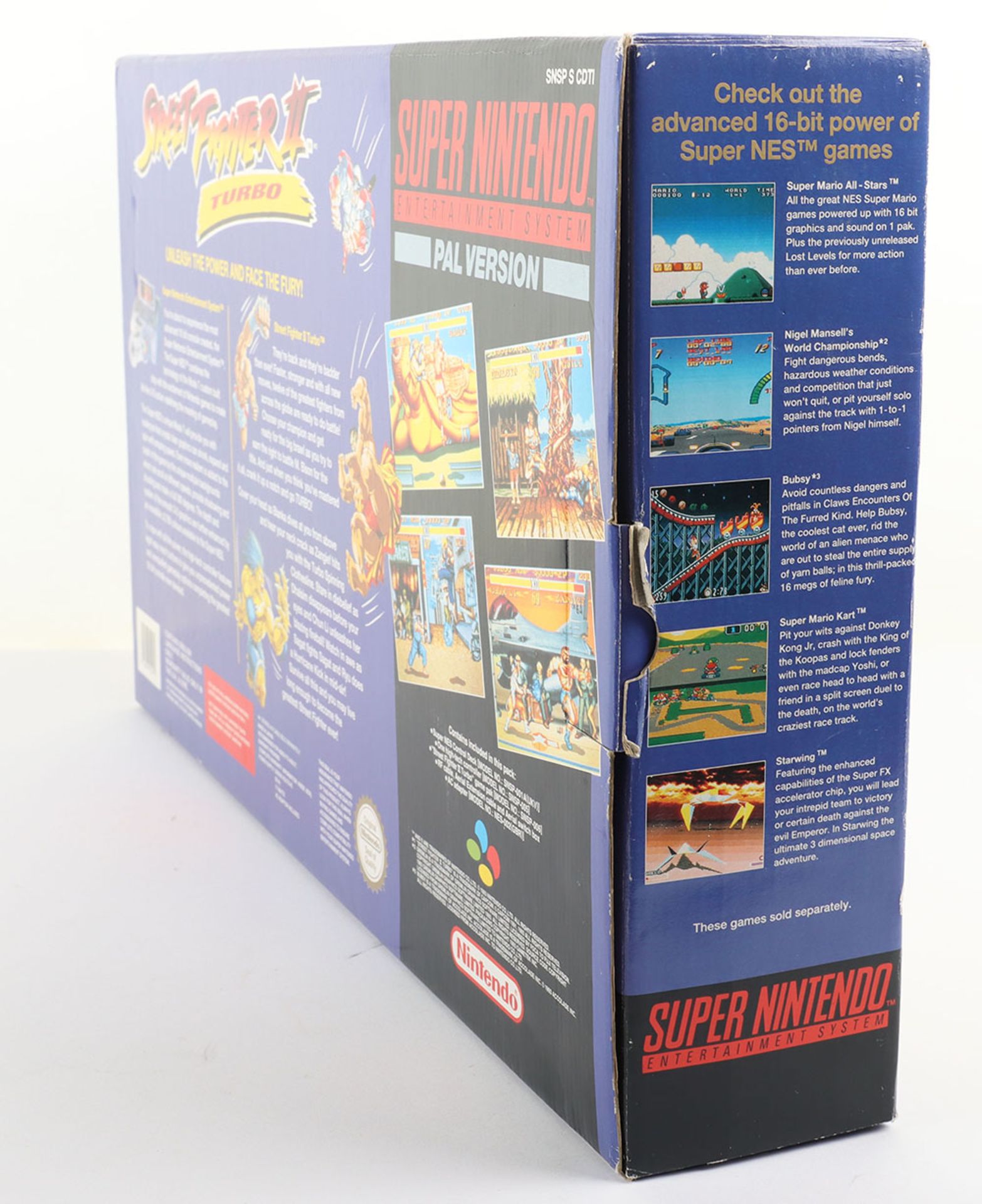 Super Nintendo Street Fighter 2 Turbo edition boxed - Image 4 of 11