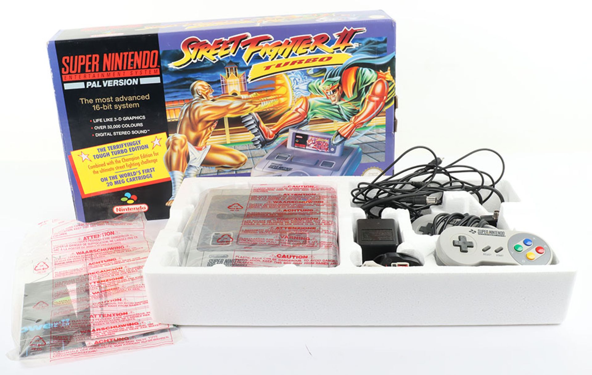 Super Nintendo Street Fighter 2 Turbo edition boxed - Image 10 of 11