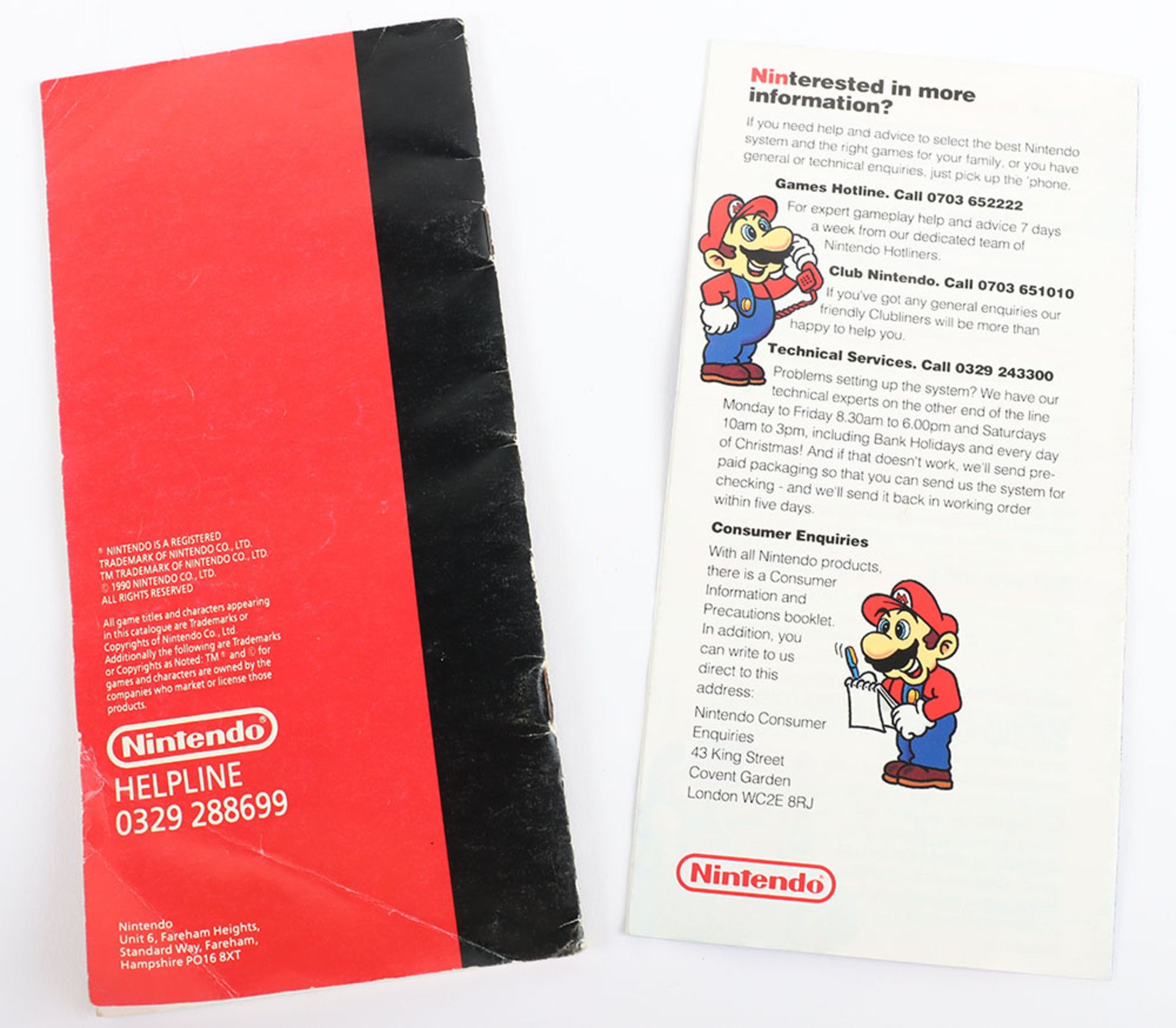 1991 Nintendo Game Pak catalogue and Parents guide - Image 2 of 3