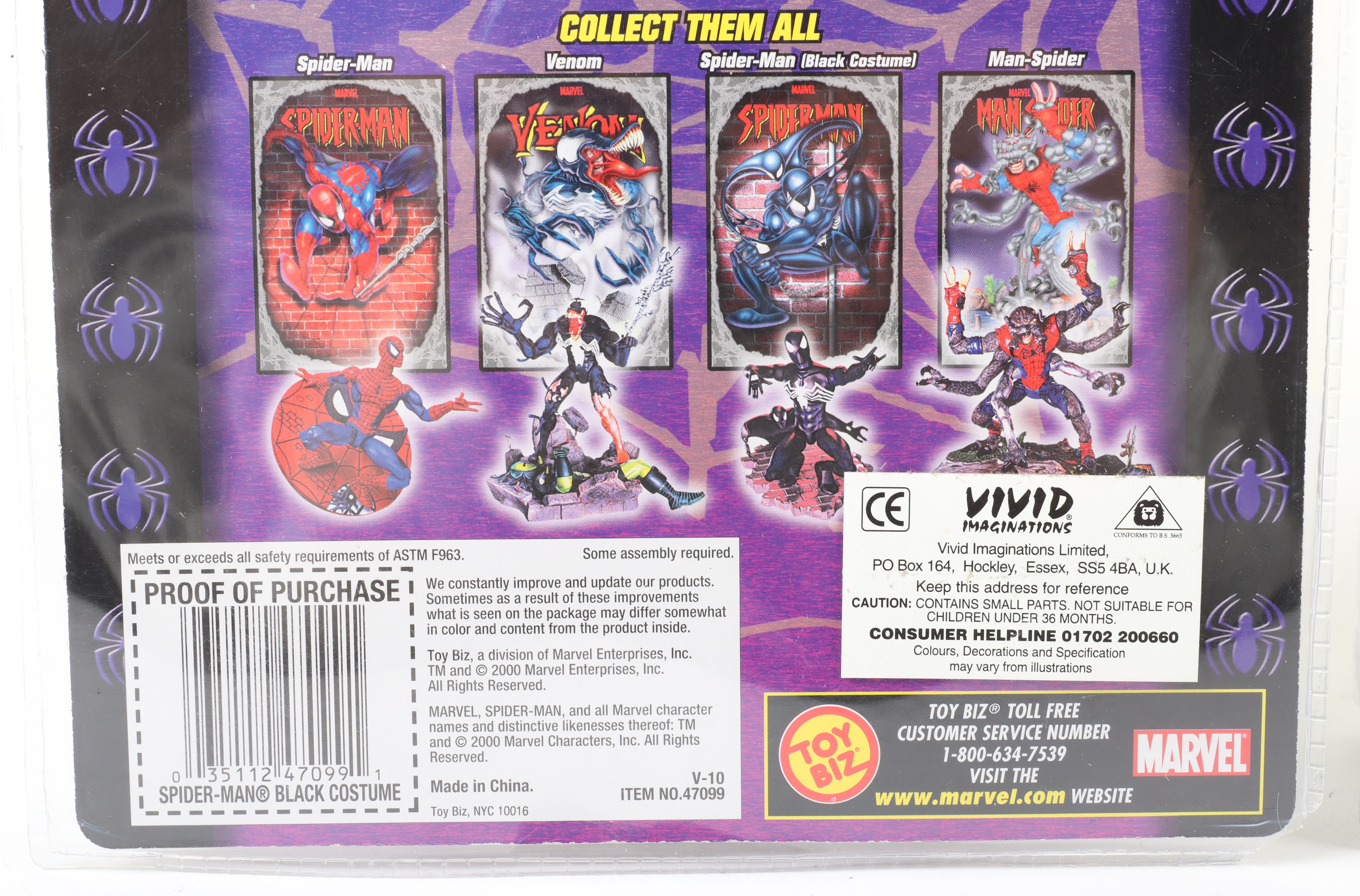 Three Spider-man Classics Toybiz Sealed figures - Image 3 of 3