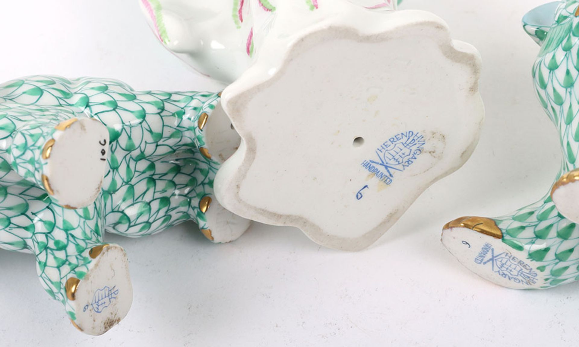 Six Herend ceramic animals - Image 4 of 5