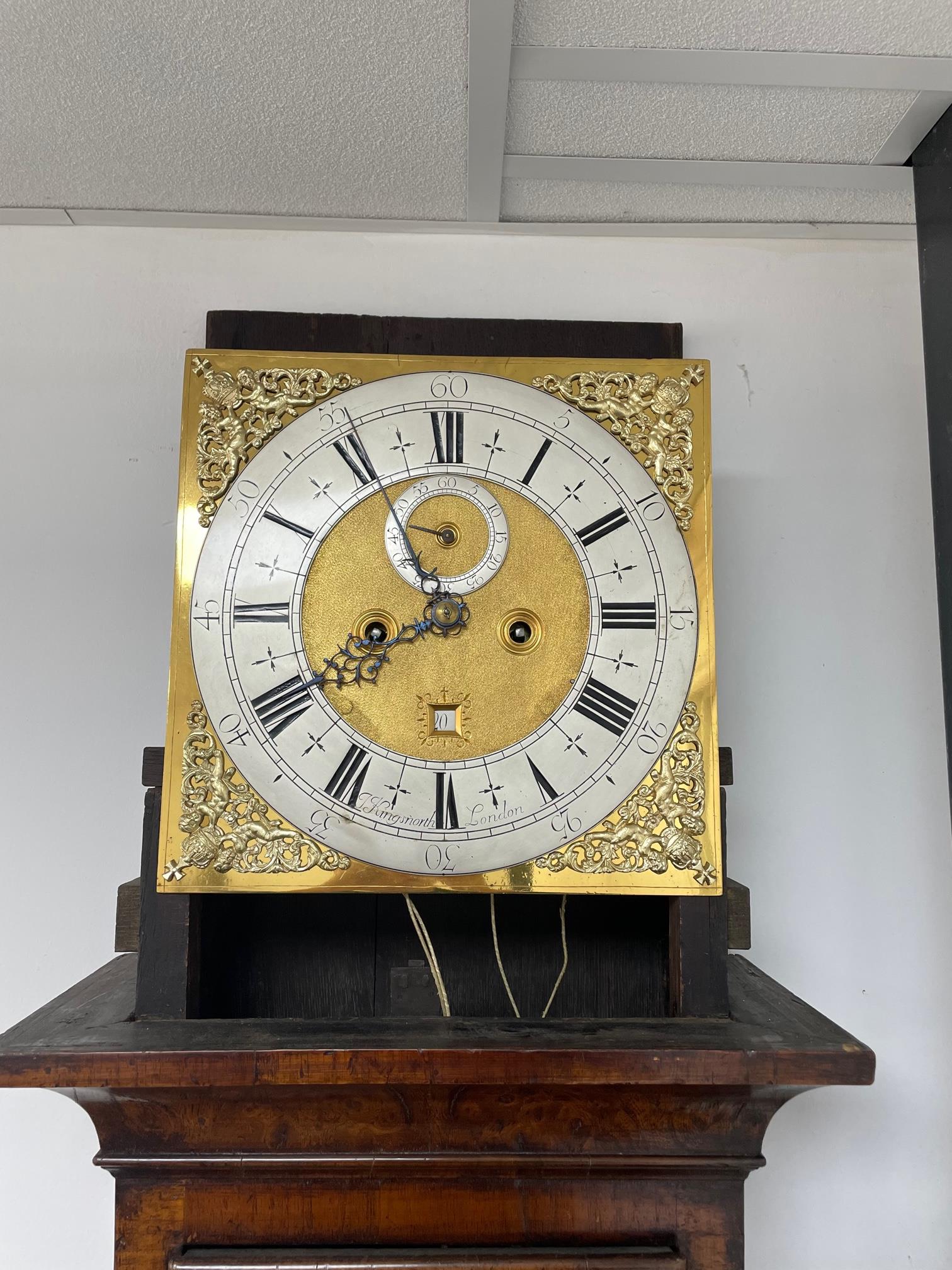 A fine 17th century William III walnut 8-day longcase clock, John Kingsnorth circa 1695 - Image 28 of 32