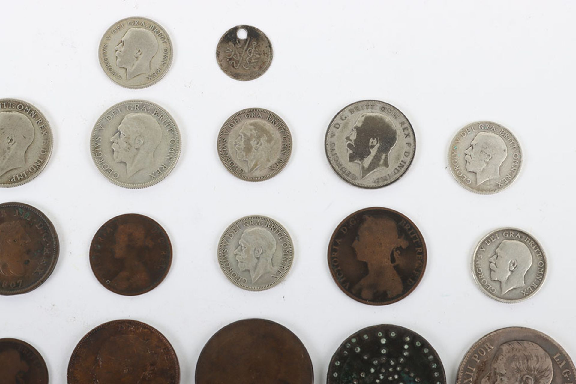 Selection of Georgian and later coinage - Bild 3 aus 10