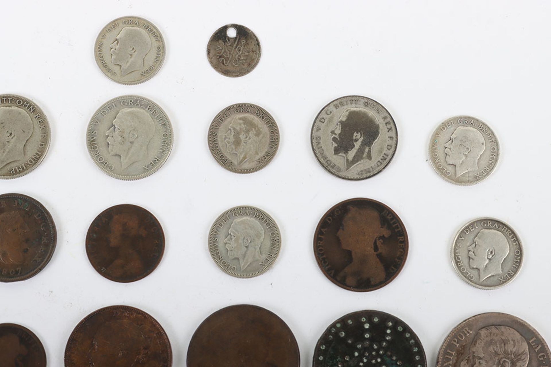 Selection of Georgian and later coinage - Image 3 of 10