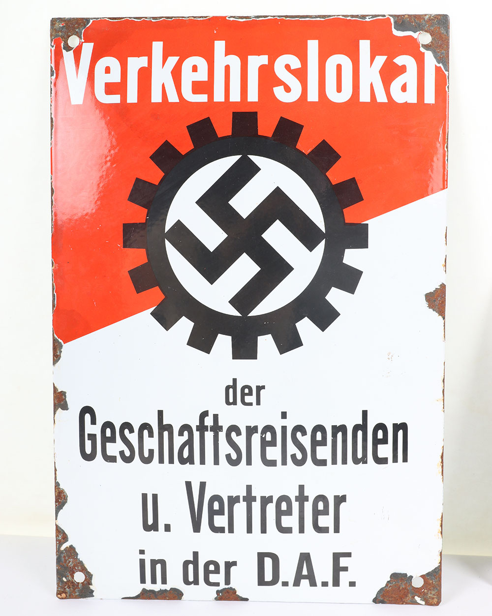 WW2 German NSDAP and DAF Enamel Signs - Image 2 of 6