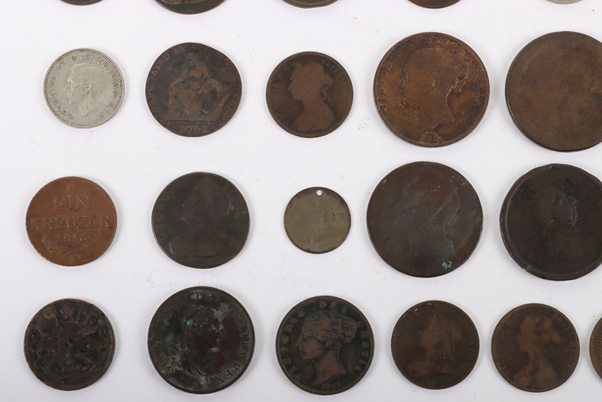 Selection of Georgian and later coinage - Bild 5 aus 10