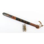 A contemporary painted ‘William IV’ police truncheon