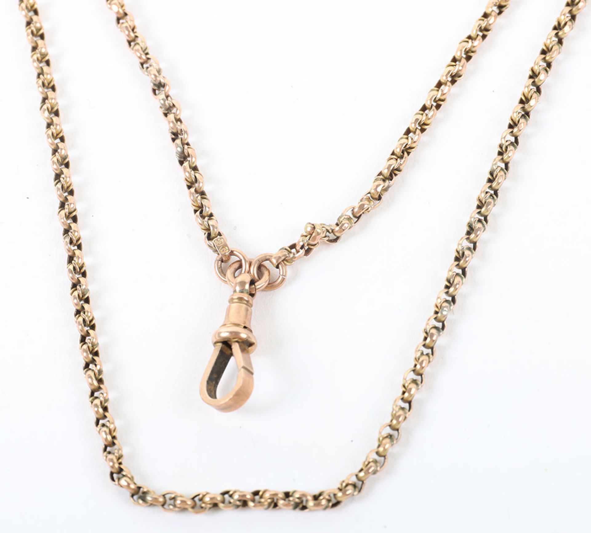 A 9ct gold watch chain - Image 3 of 4