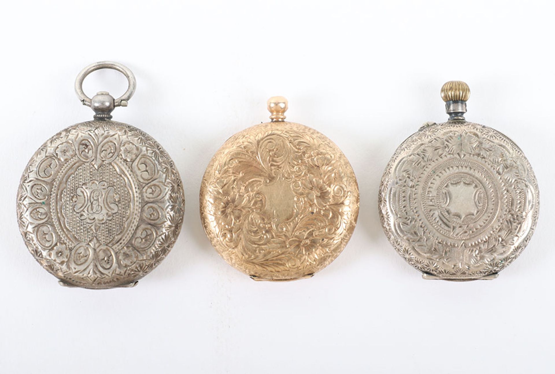 A late Victorian 14ct gold ladies pocket watch - Bild 2 aus 4