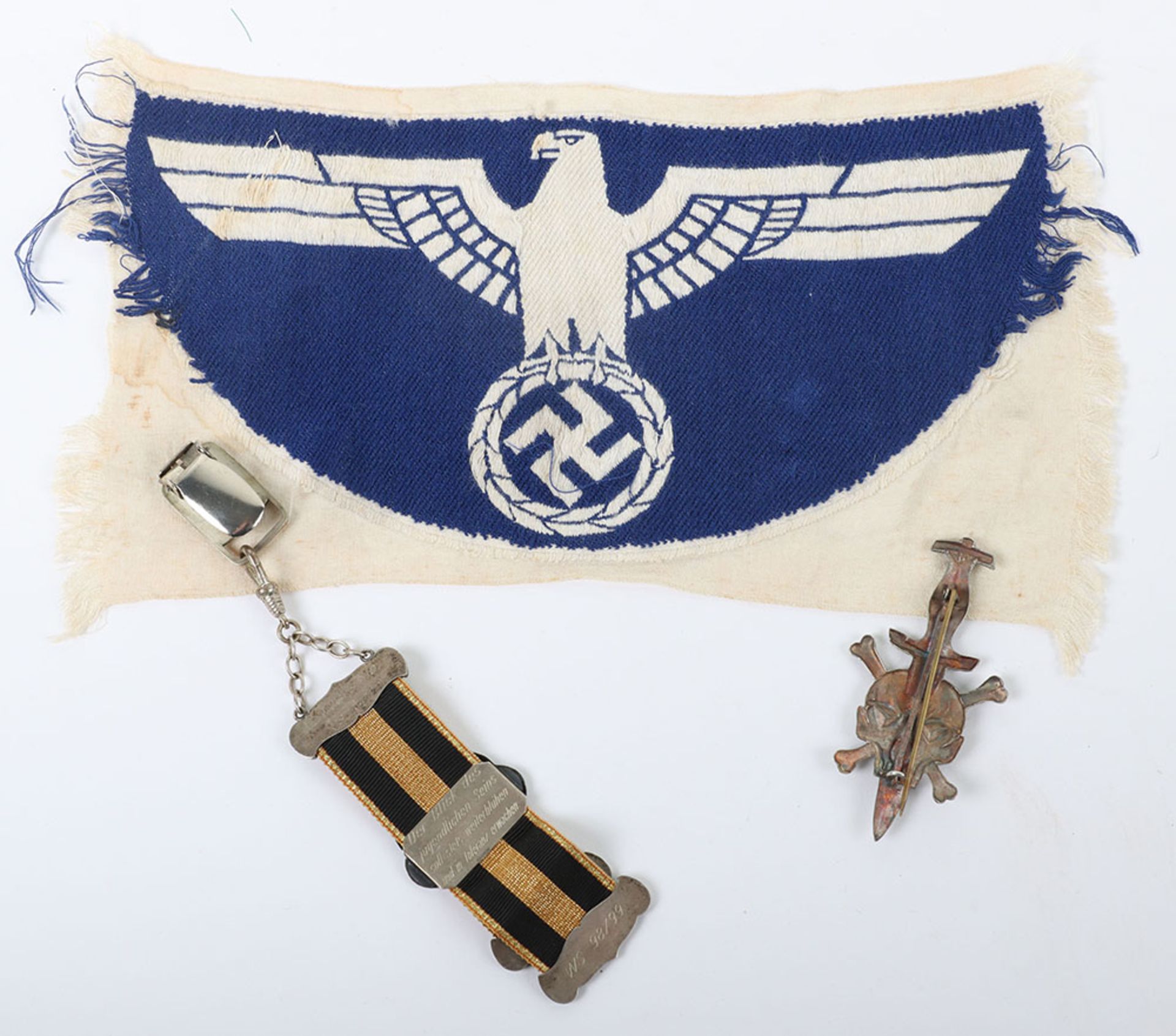 WW2 German Kriegsmarine Sports Eagle and Militaria - Bild 3 aus 3