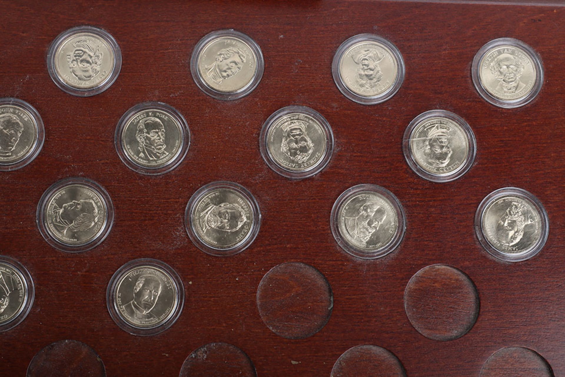 A United States Presidential coin collections, 24 rolls of sealed coins, 12 coins in each roll, - Bild 5 aus 12