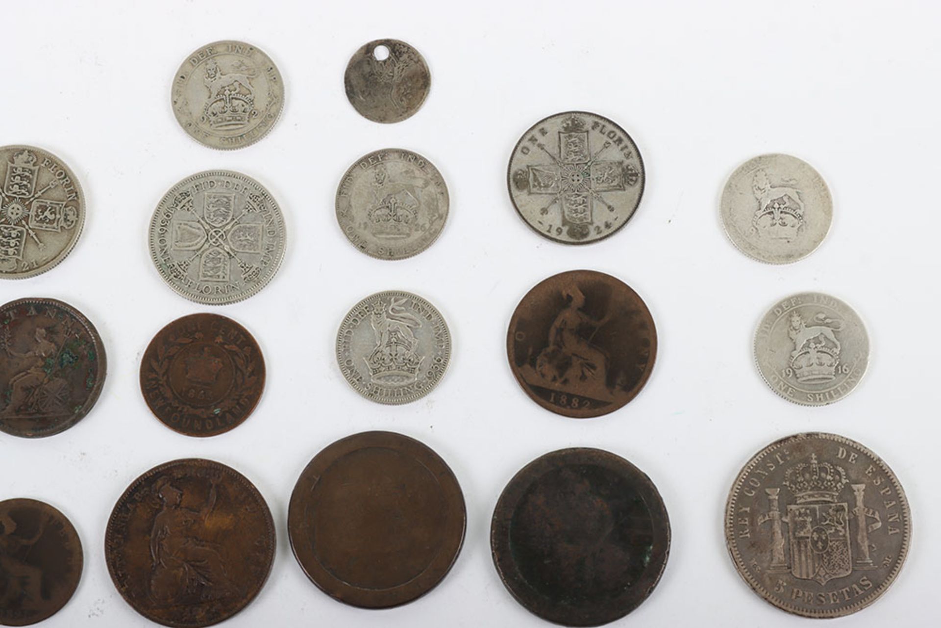 Selection of Georgian and later coinage - Image 7 of 10