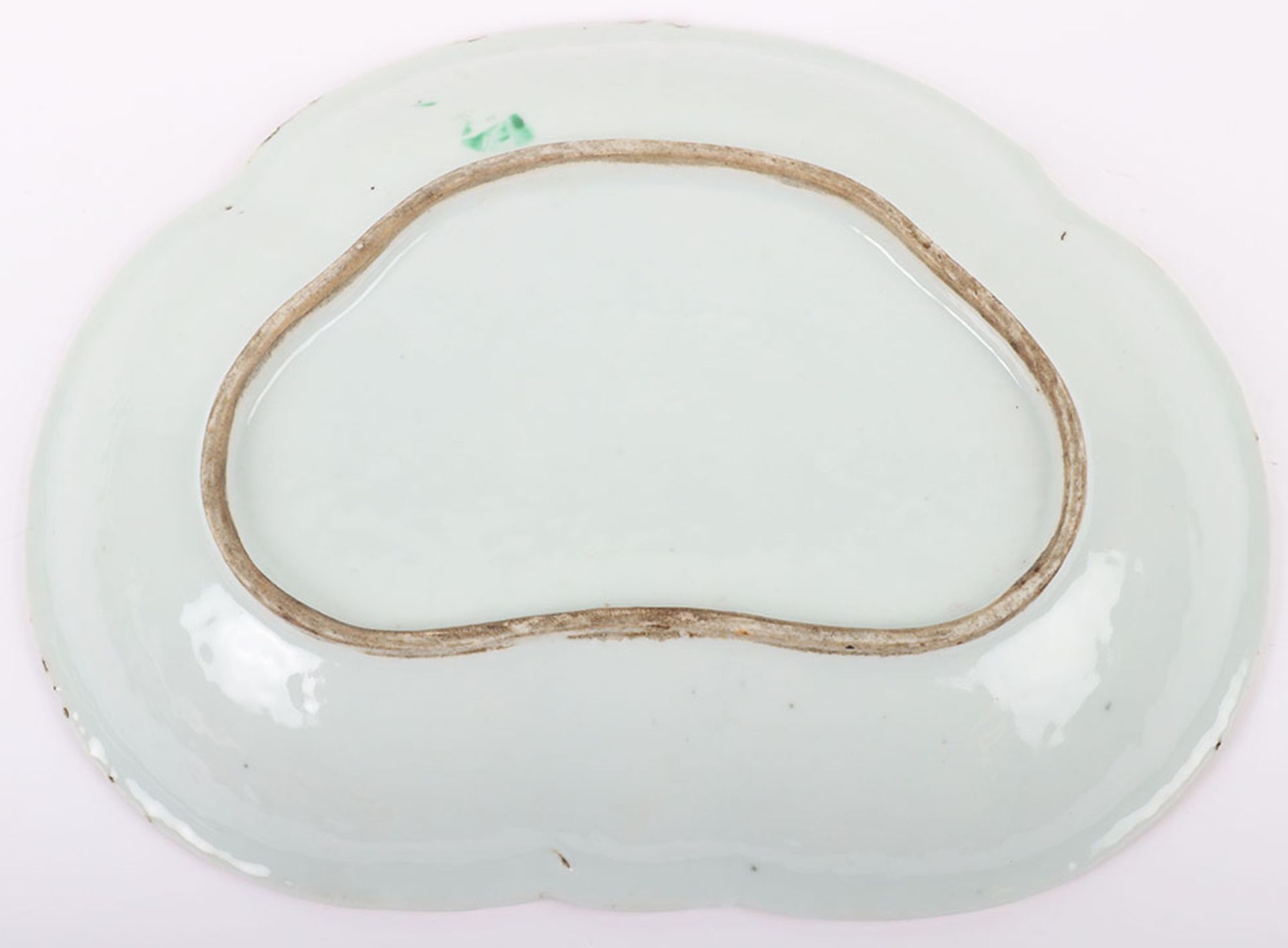 A 20th Century Chinese famille verte dish, - Image 7 of 7