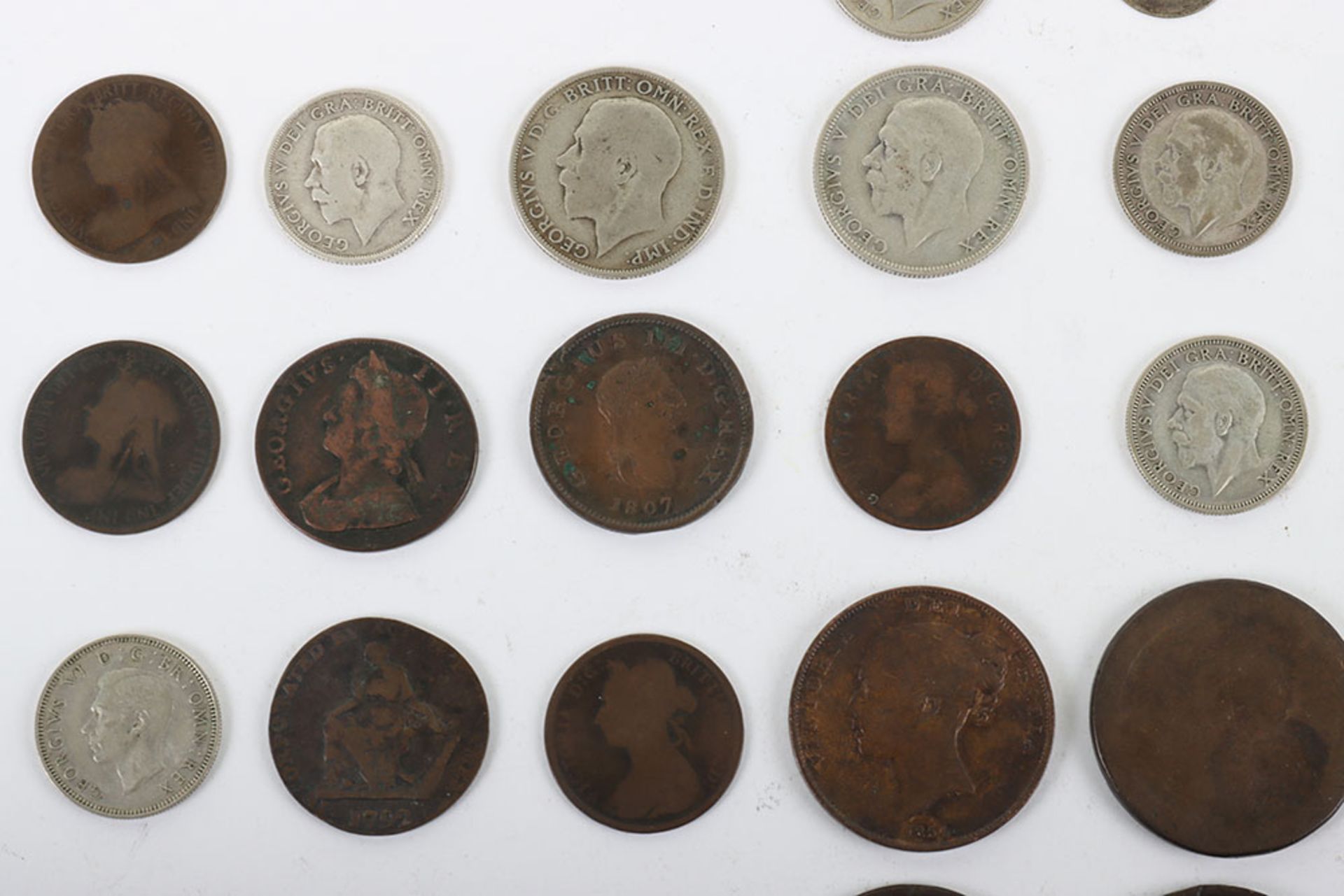 Selection of Georgian and later coinage - Bild 4 aus 10