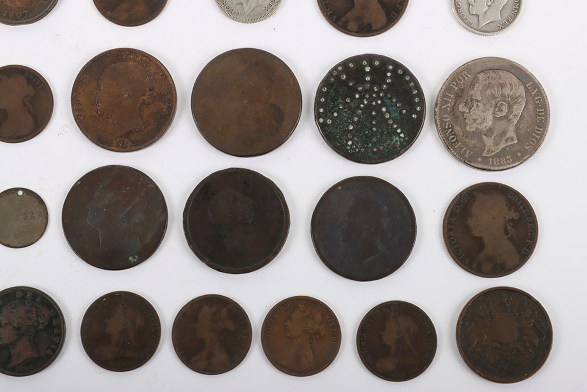 Selection of Georgian and later coinage - Bild 2 aus 10