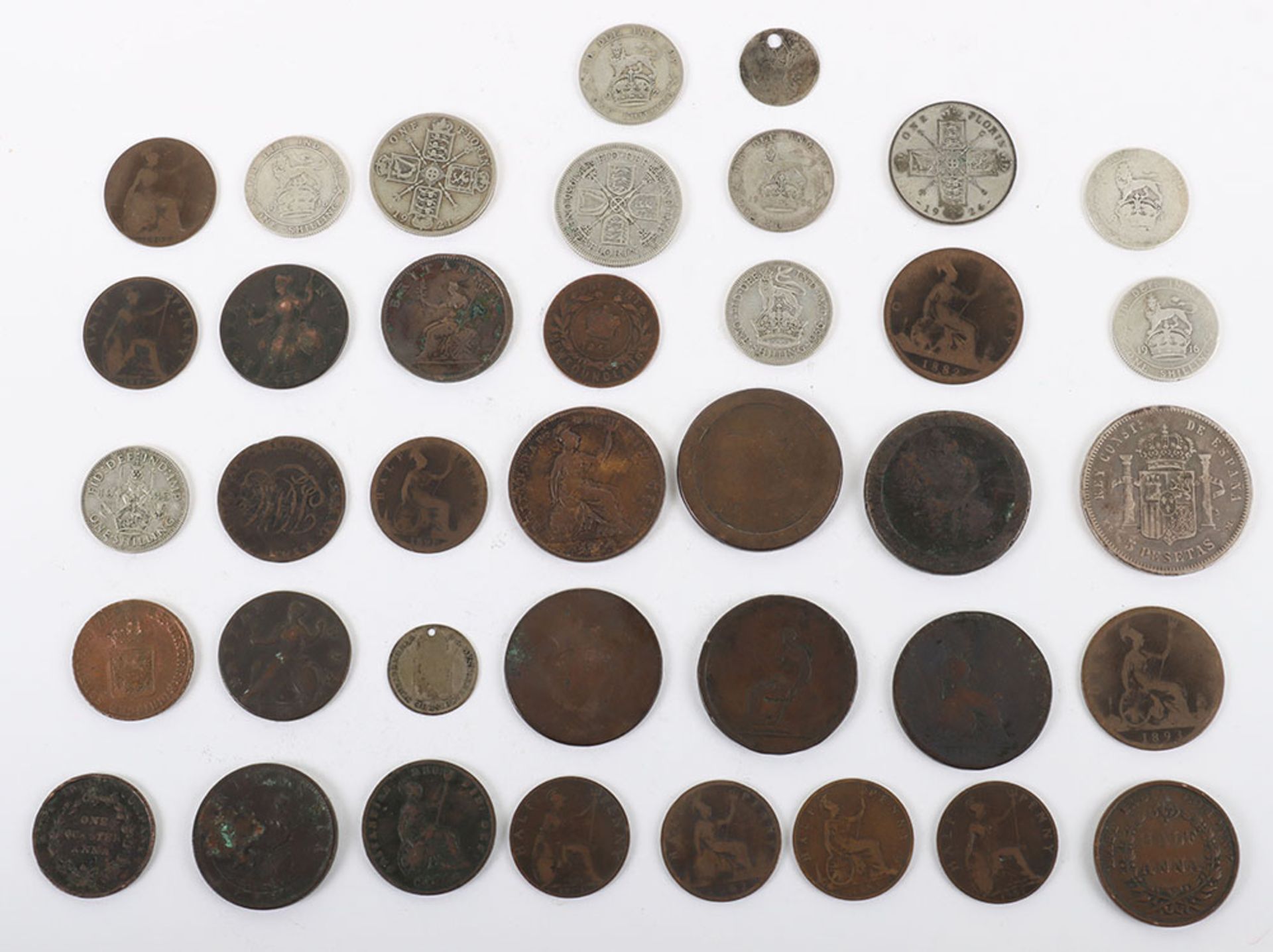 Selection of Georgian and later coinage - Bild 6 aus 10