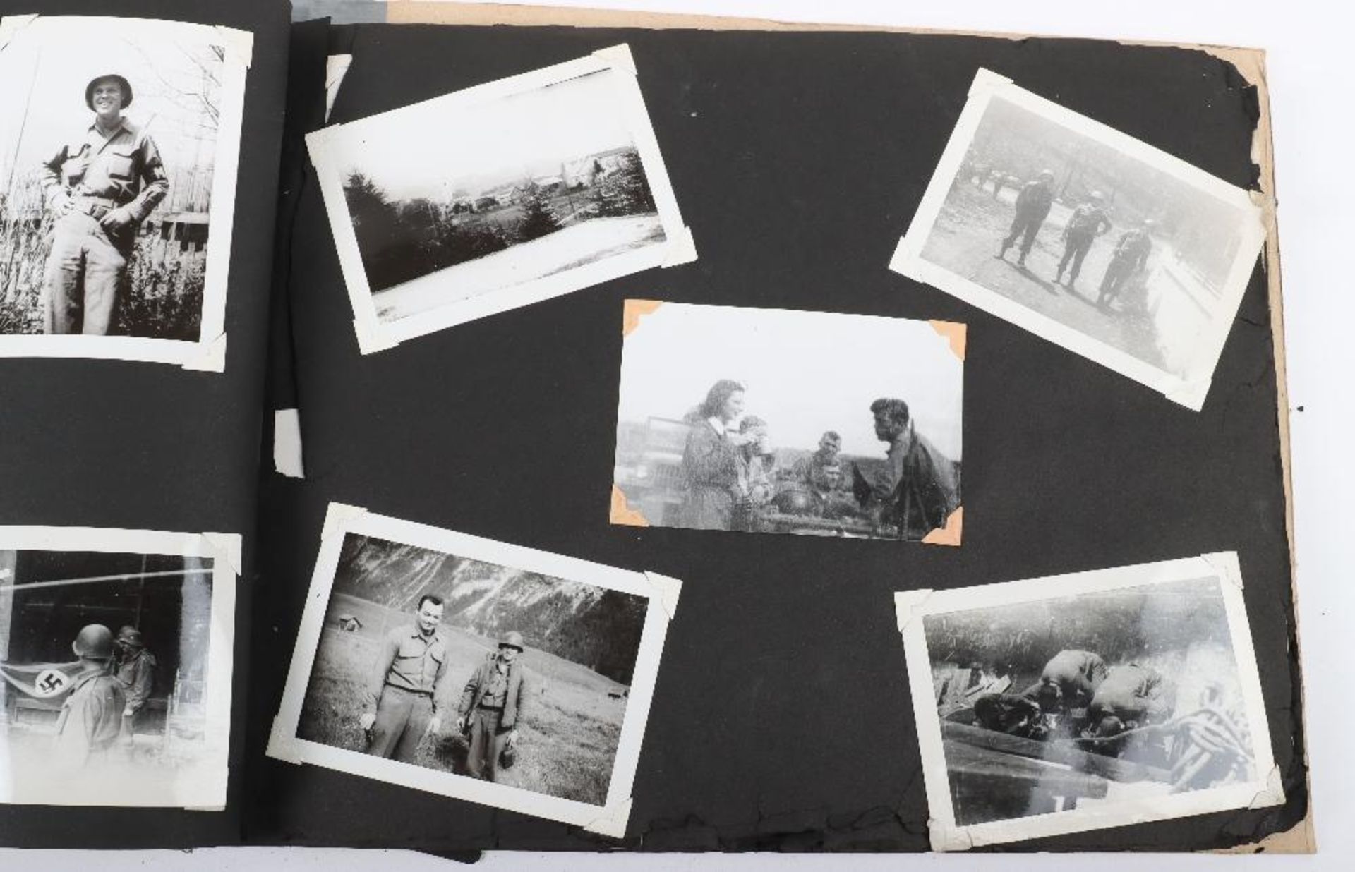 WW2 American Soldiers Personal Snapshot Photograph Album - Bild 4 aus 9