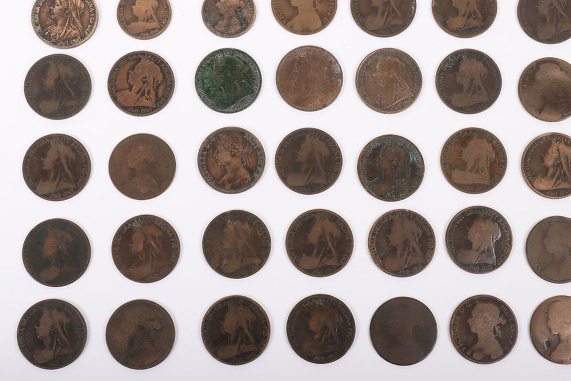 Selection of Victoria copper coinage, including 1870 Ceylon - Bild 5 aus 10
