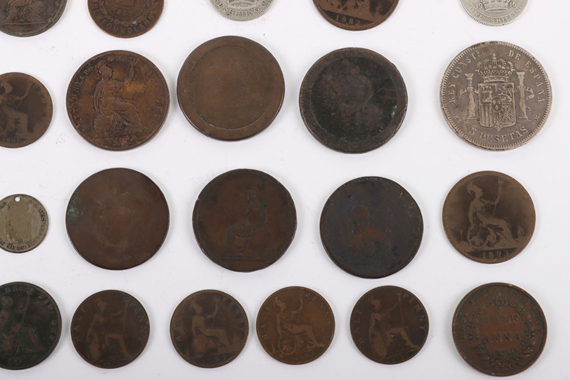 Selection of Georgian and later coinage - Image 8 of 10