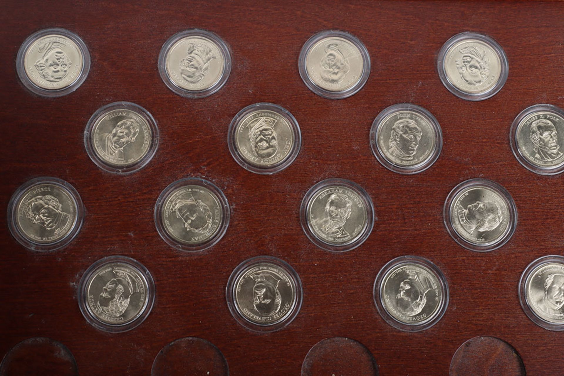 A United States Presidential coin collections, 24 rolls of sealed coins, 12 coins in each roll, - Bild 4 aus 12