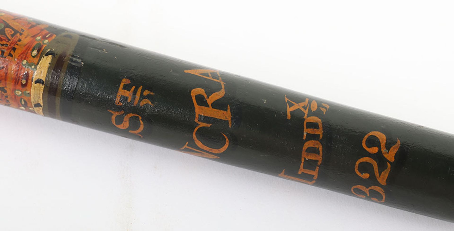 A contemporary painted ‘William IV’ police truncheon - Bild 7 aus 10