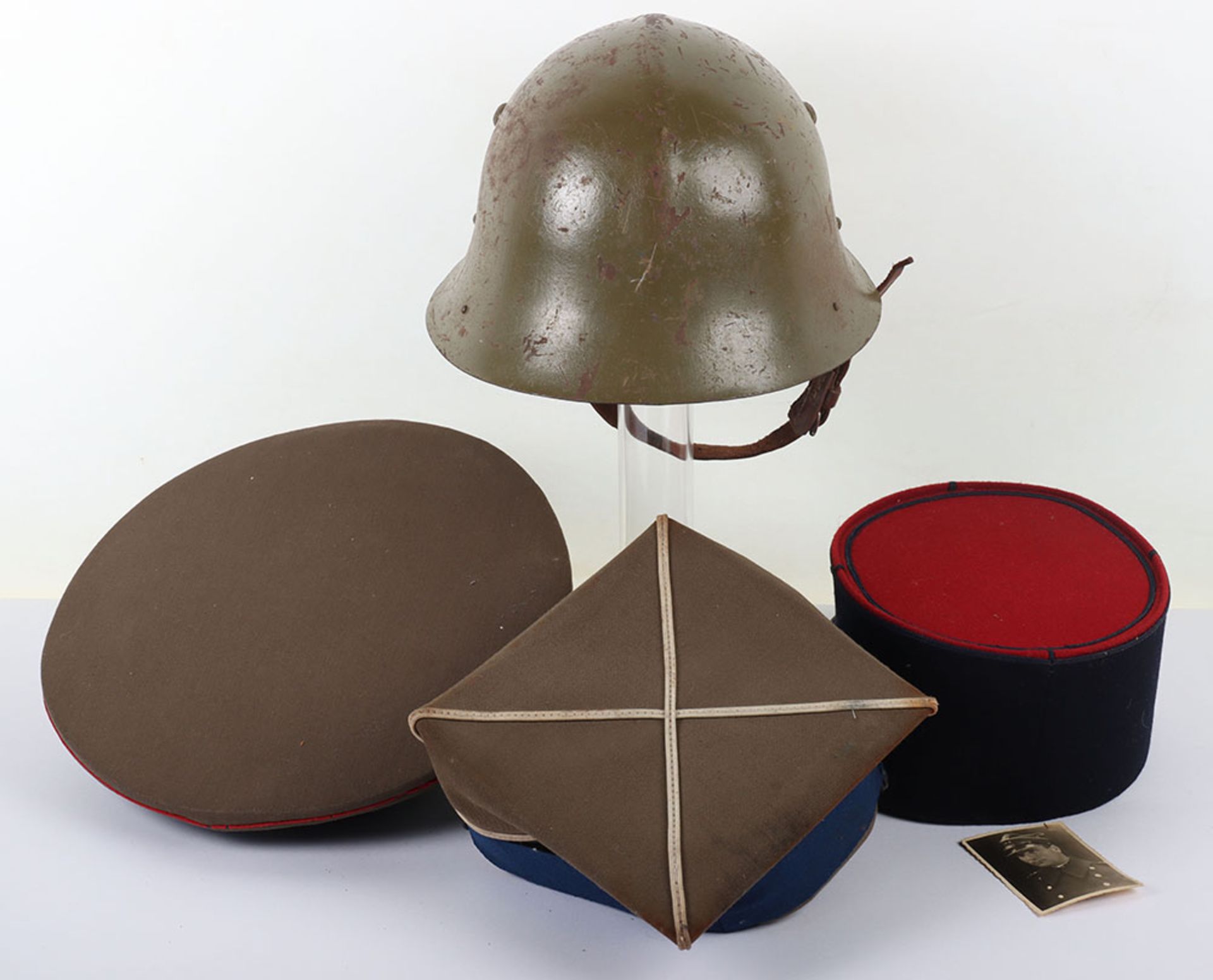 Polish Rogatywka Officers Hat and other Headgear - Image 4 of 4