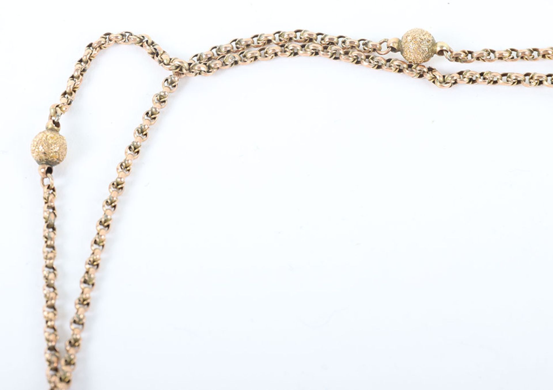 A 9ct gold watch chain - Image 2 of 4