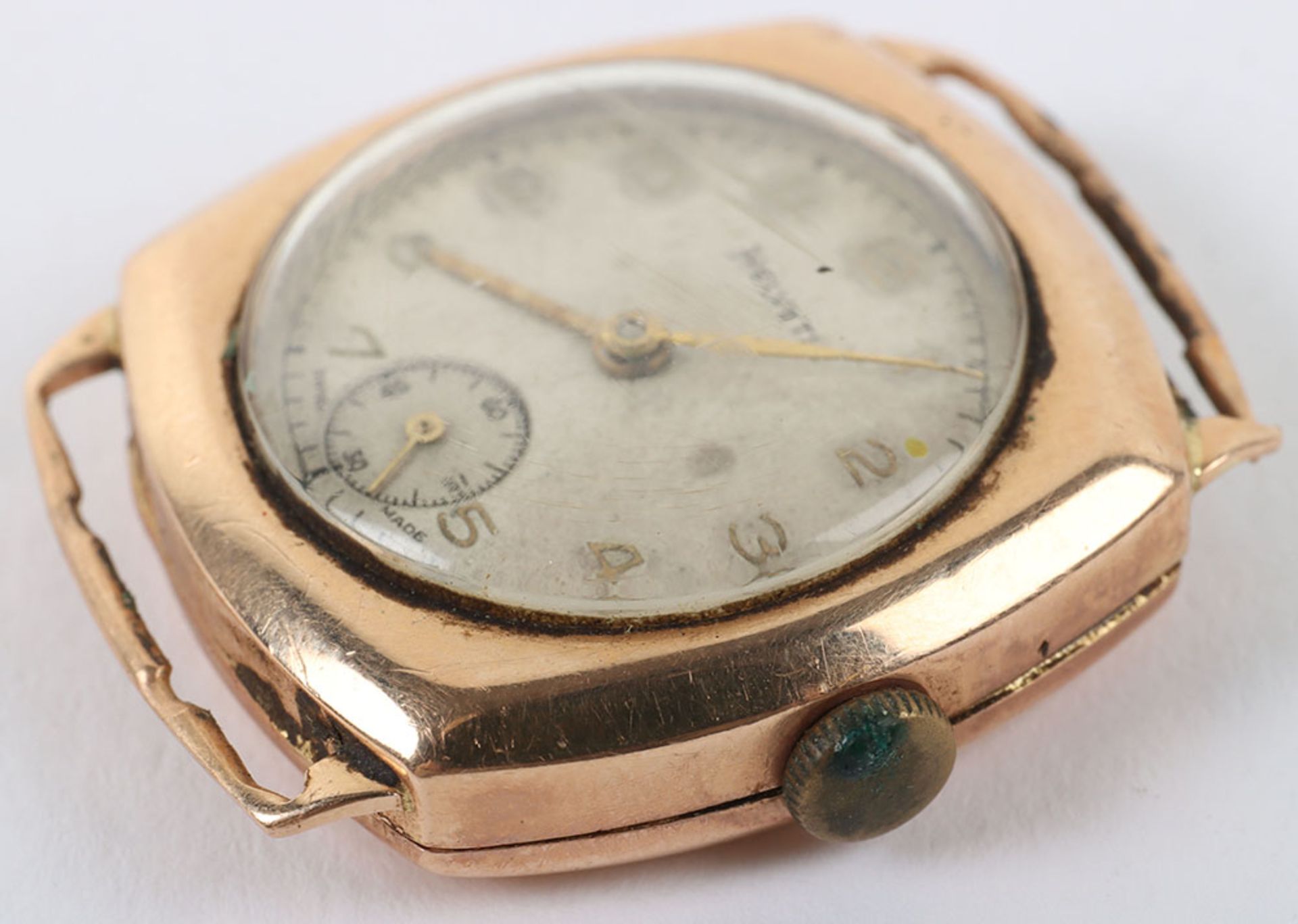 A 15ct gold early 20th century Helvetia watch - Image 4 of 5