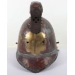 Merryweather Brass Fire Helmet: