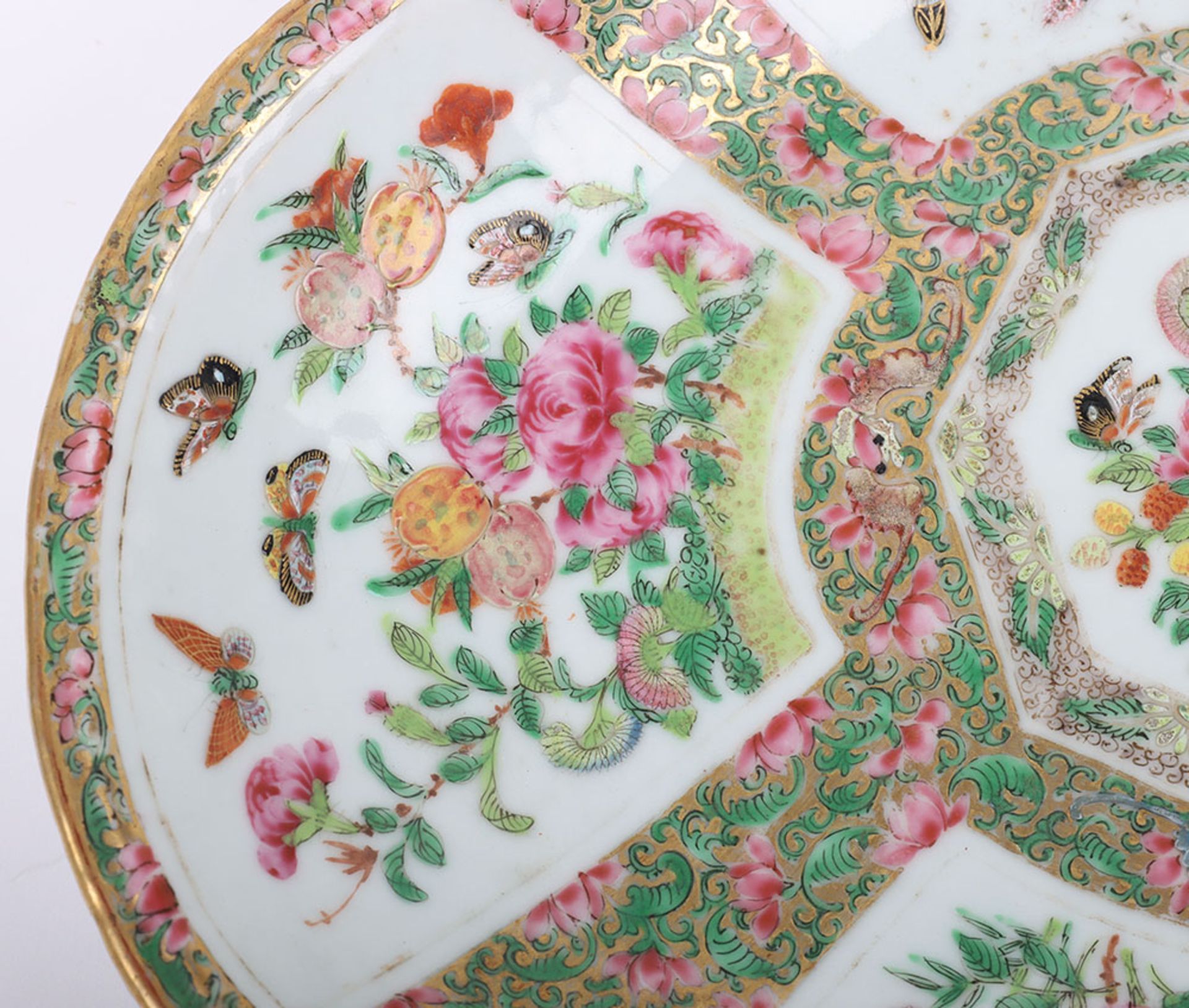 A 20th Century Chinese famille verte dish, - Image 4 of 7