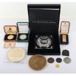 Selection of coins, including Royal Mint Silver Concorde Crown