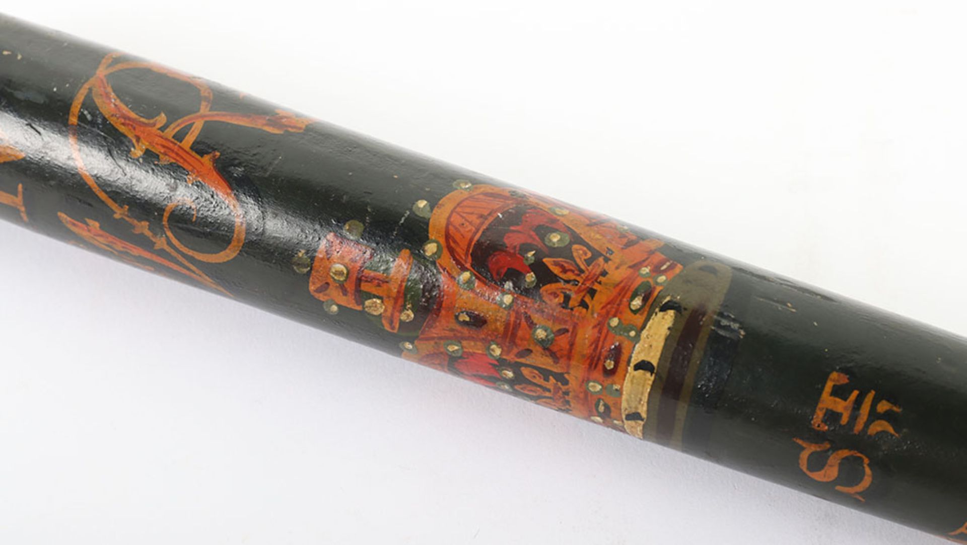 A contemporary painted ‘William IV’ police truncheon - Bild 6 aus 10