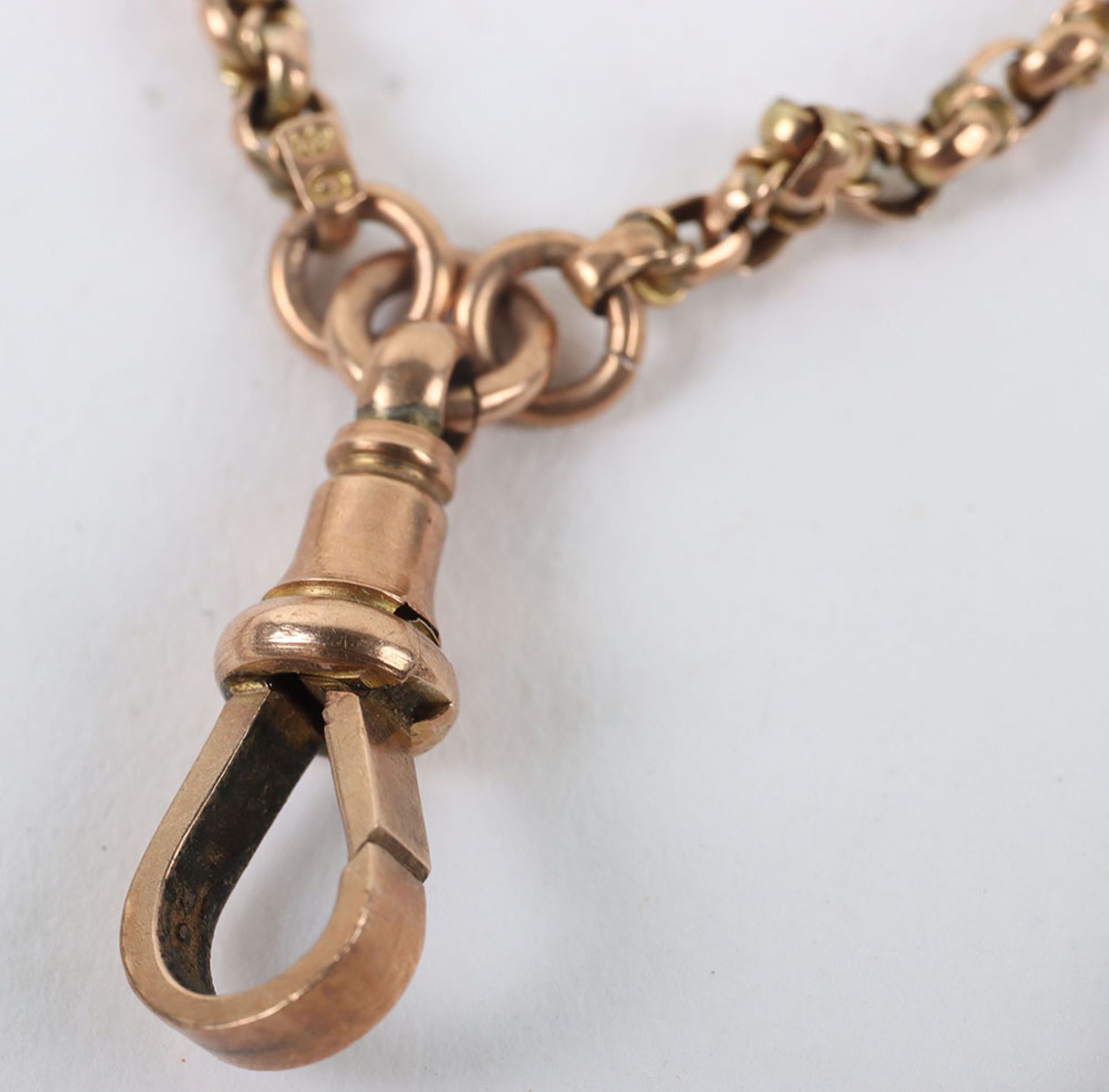 A 9ct gold watch chain - Image 4 of 4