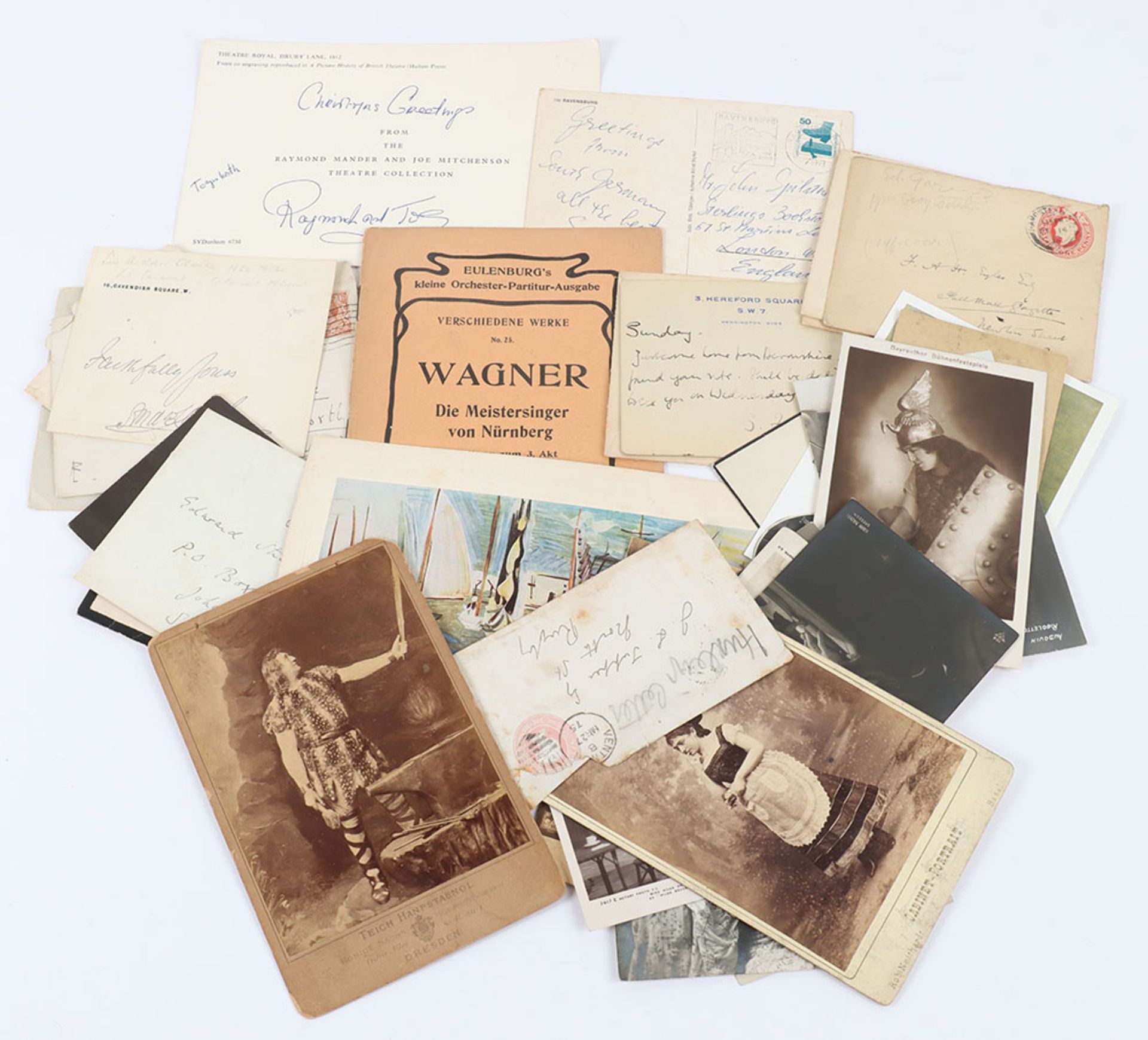 A large amount of mixed ephemera and photographs, including some signed examples - Image 5 of 7