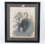 Victorian Framed Picture of Lancer Interest