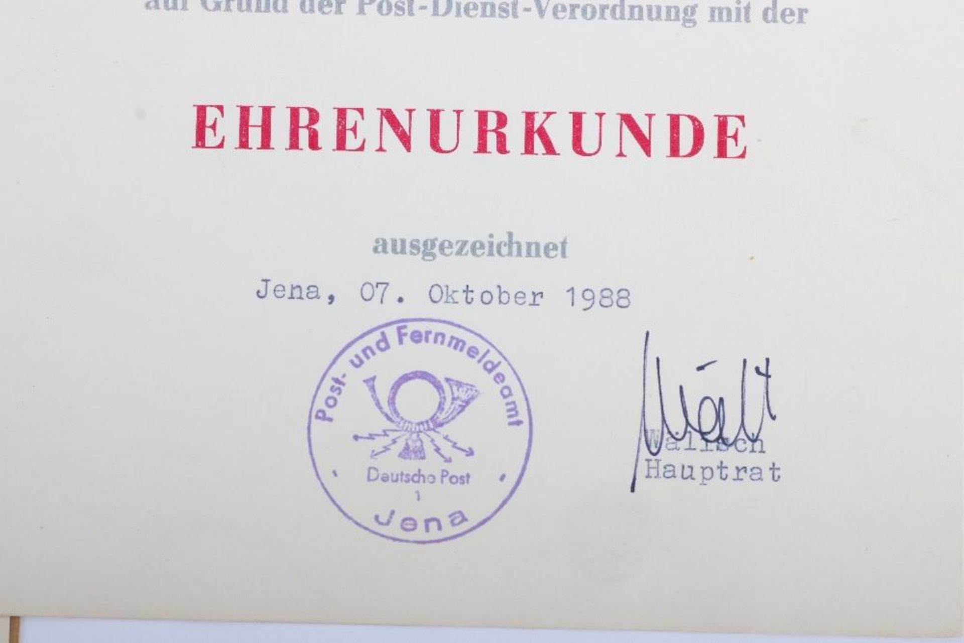 Large and Interesting Collection of East German (DDR) Awards - Bild 10 aus 15