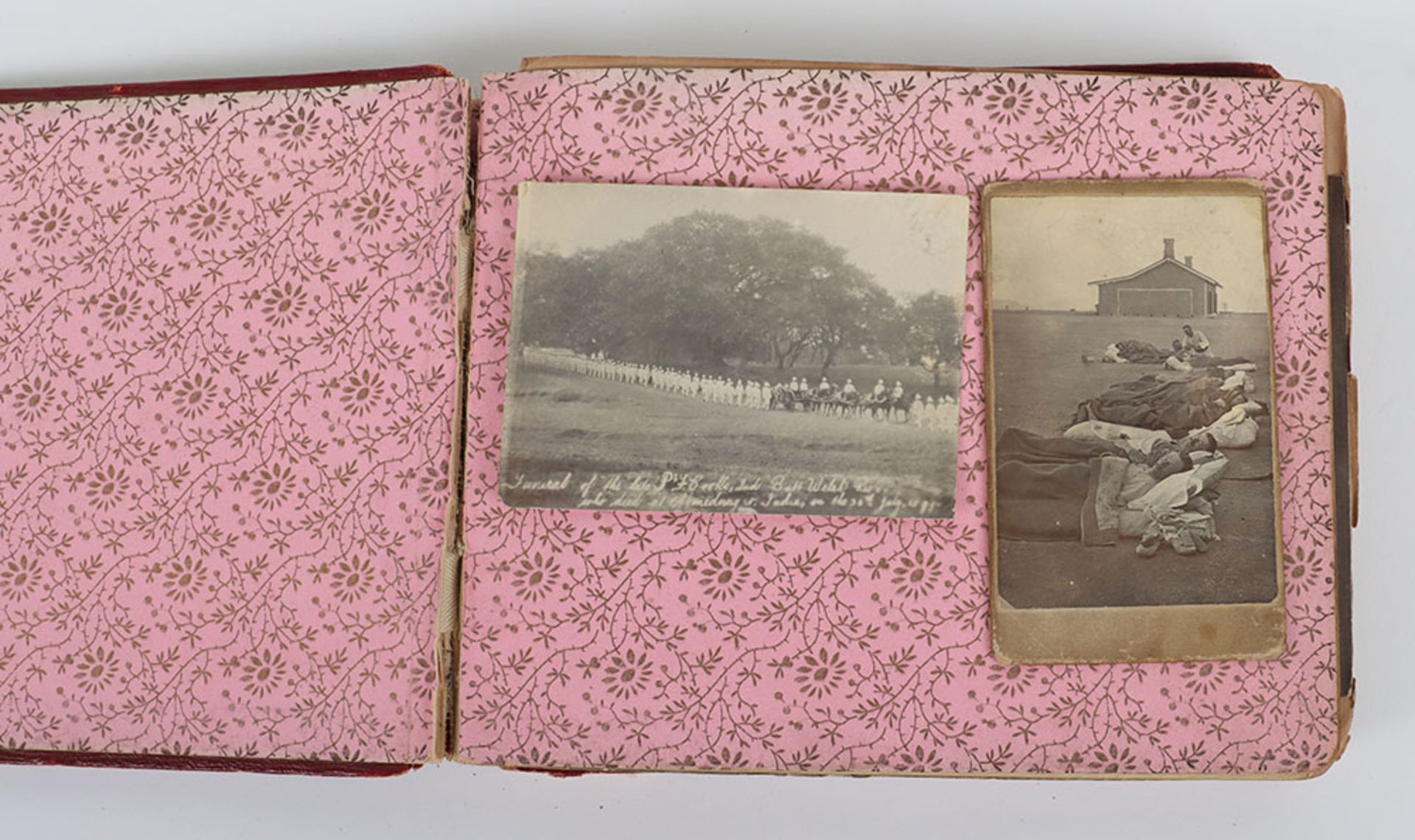 Photograph Album with images of ther Delhi Durbar, troops lining streets, Elephants, sacred cows bel - Image 3 of 48