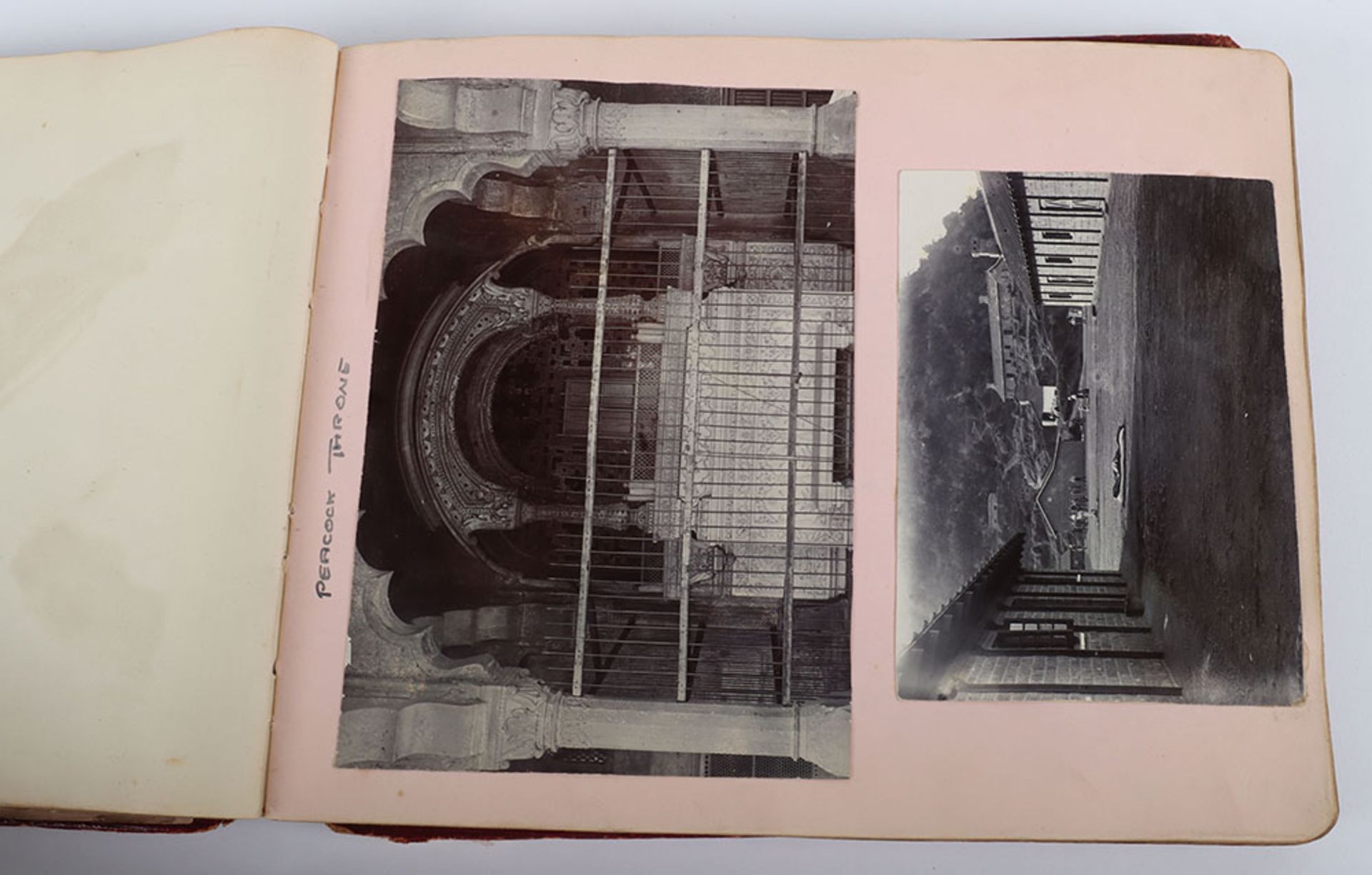 Photograph Album with images of ther Delhi Durbar, troops lining streets, Elephants, sacred cows bel - Image 23 of 48
