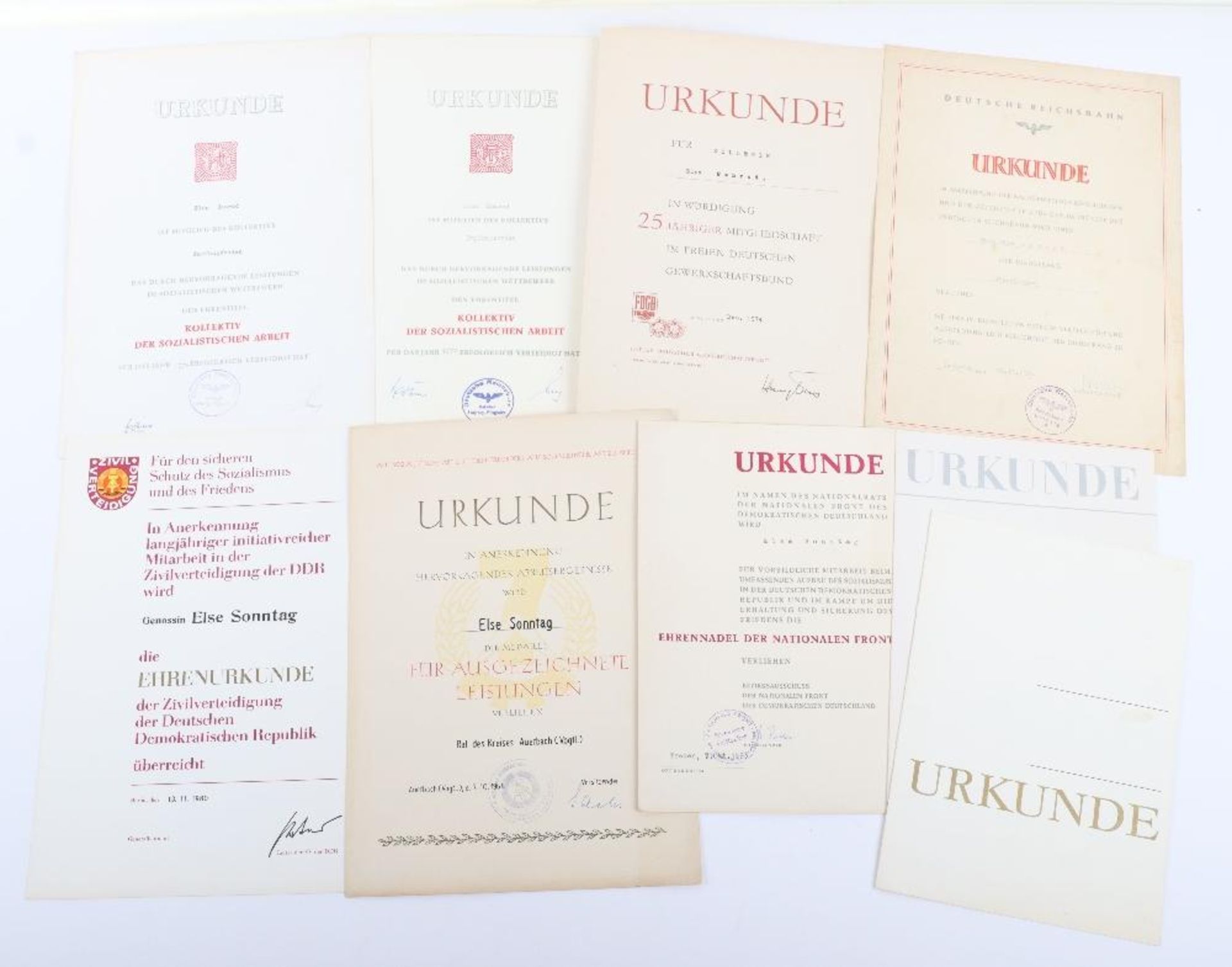 Large and Interesting Collection of East German (DDR) Awards - Image 4 of 15