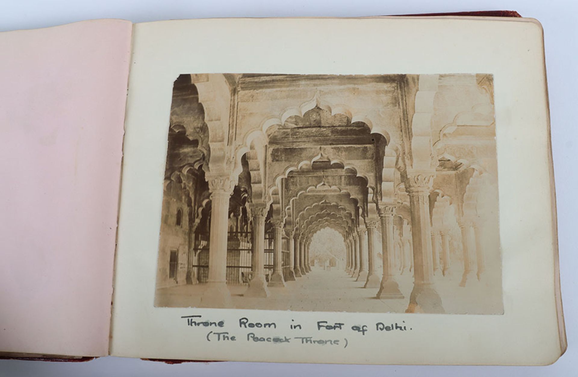 Photograph Album with images of ther Delhi Durbar, troops lining streets, Elephants, sacred cows bel - Image 21 of 48