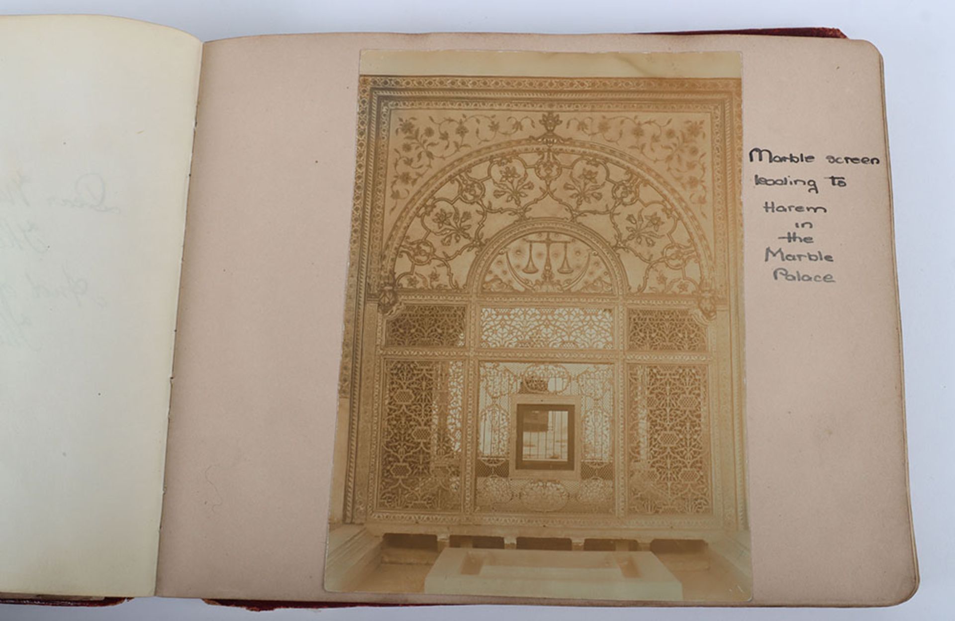 Photograph Album with images of ther Delhi Durbar, troops lining streets, Elephants, sacred cows bel - Image 25 of 48