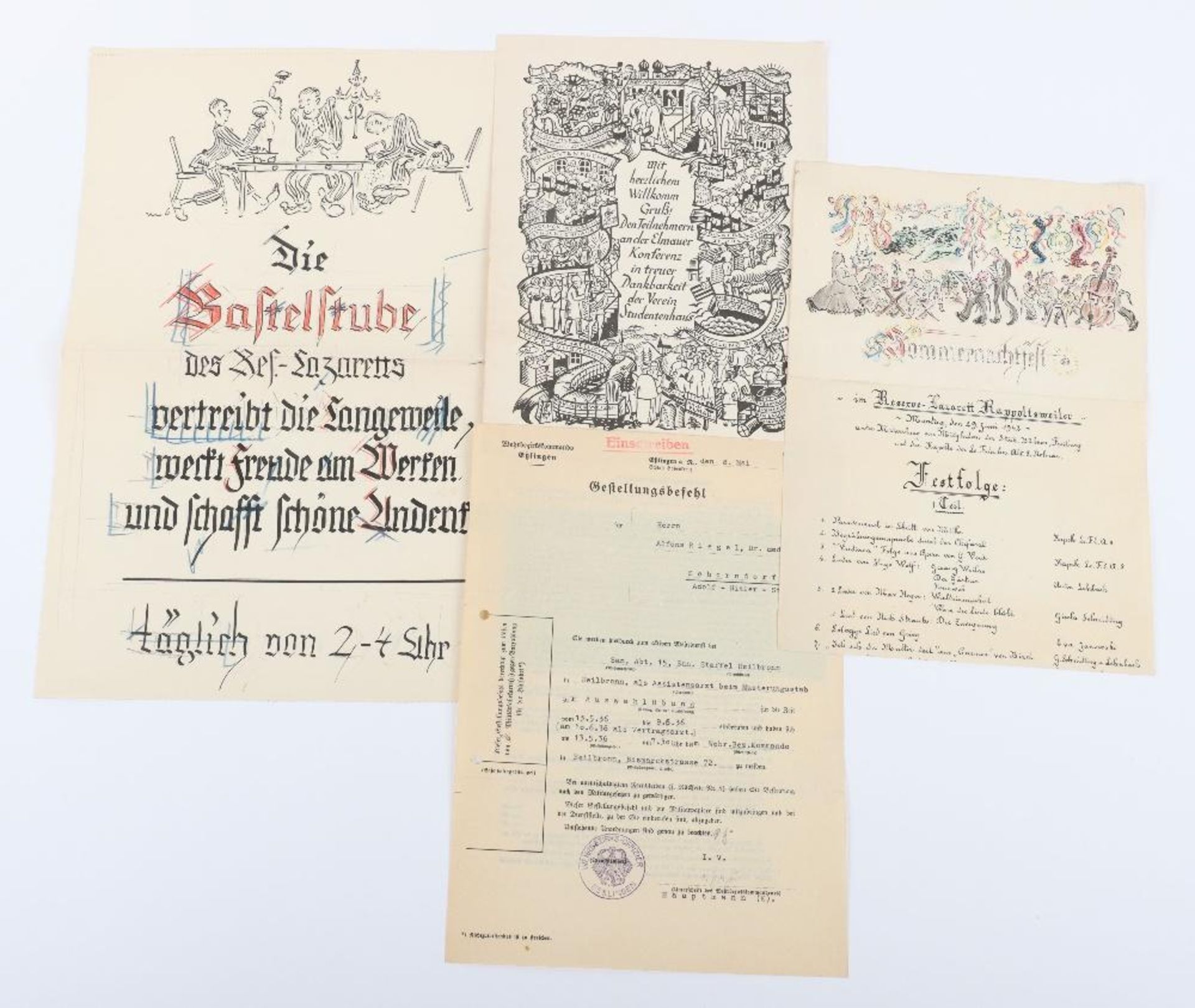 WW2 German Extensive Collection of Wartime Ephemera - Bild 4 aus 5