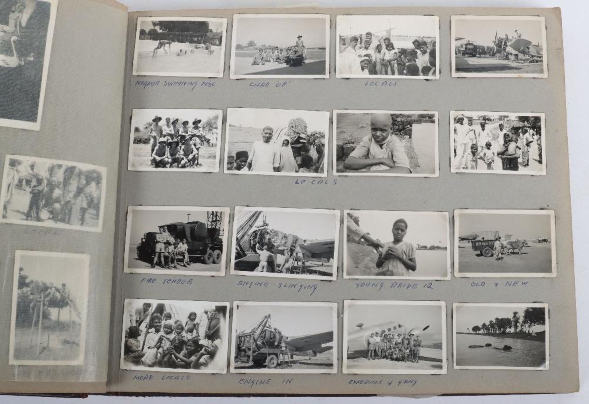 WW2 Photograph Album Likely RAF Ground Crew Member - Bild 7 aus 12