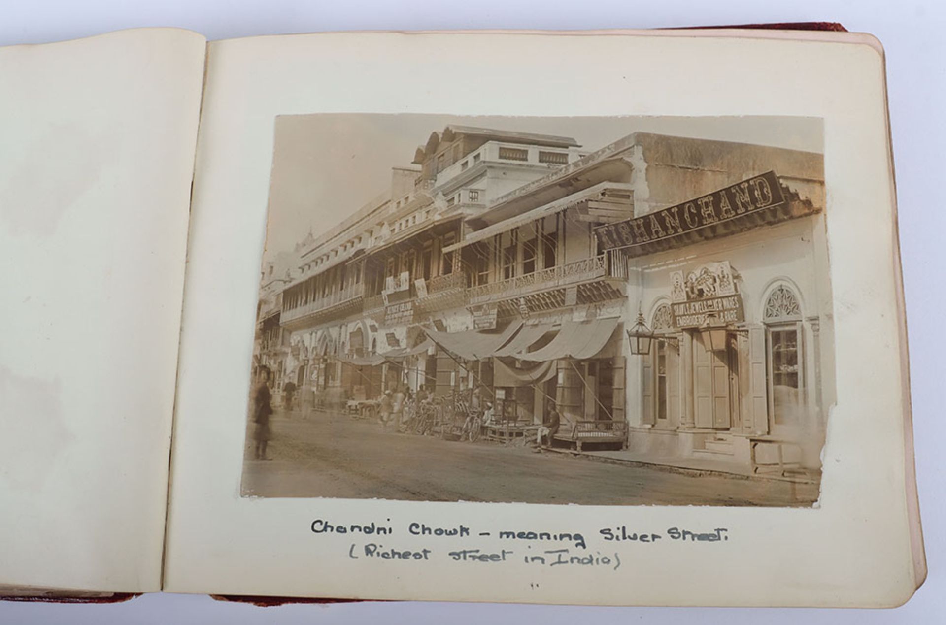 Photograph Album with images of ther Delhi Durbar, troops lining streets, Elephants, sacred cows bel - Image 22 of 48